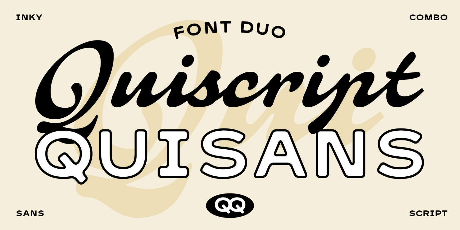 Qui Font Family Poster