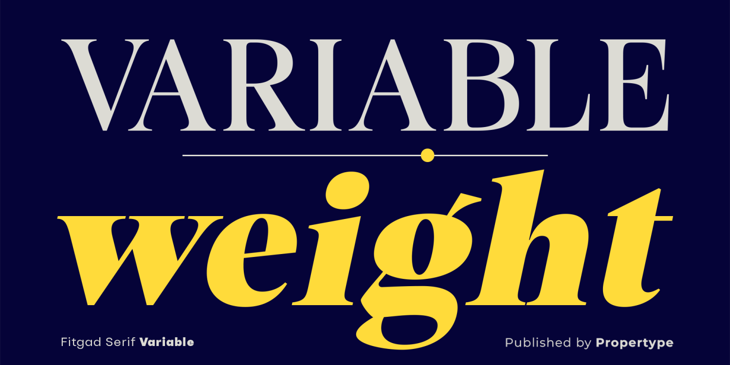 Fitgad Font Poster #13