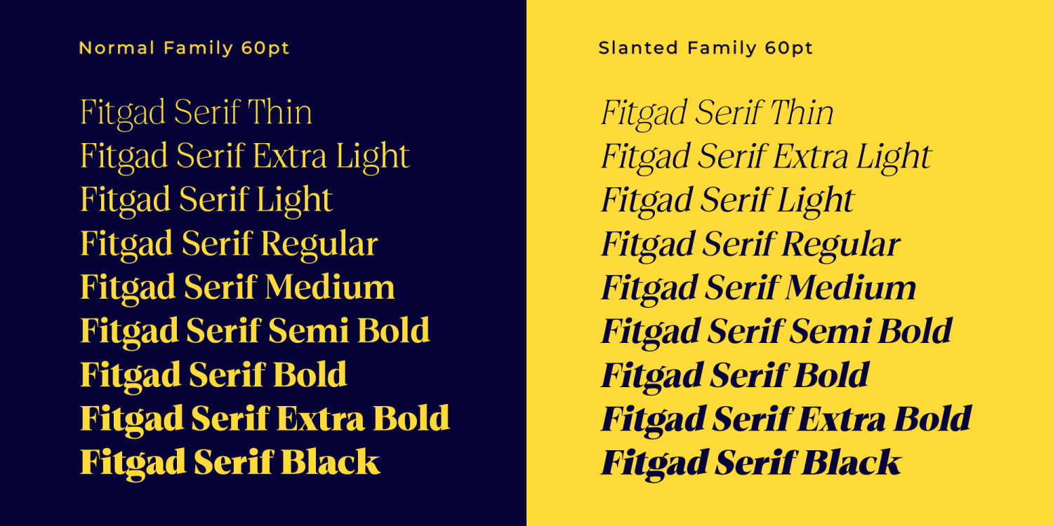 Fitgad Font Poster #6