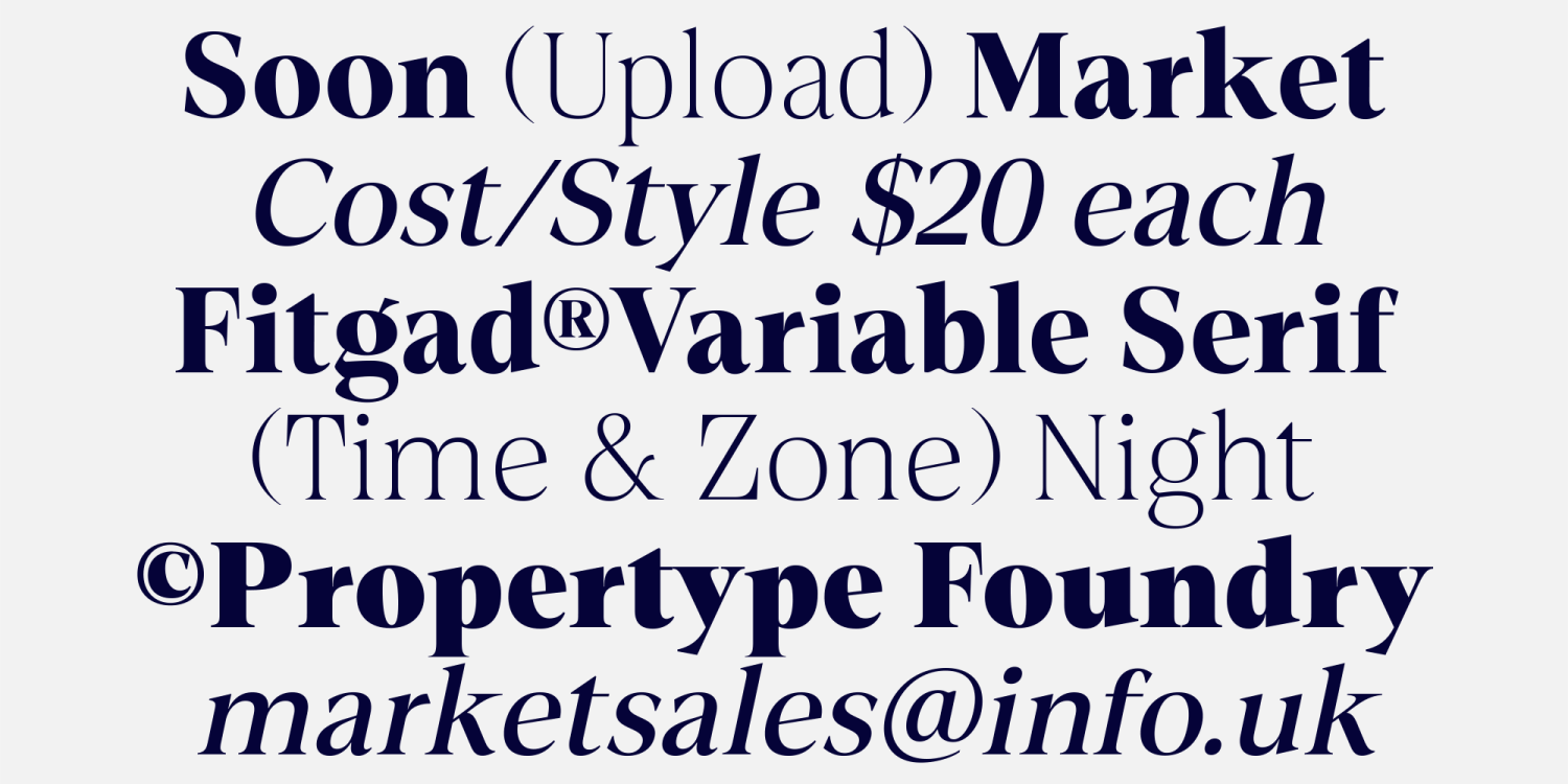 Fitgad Font Poster #7