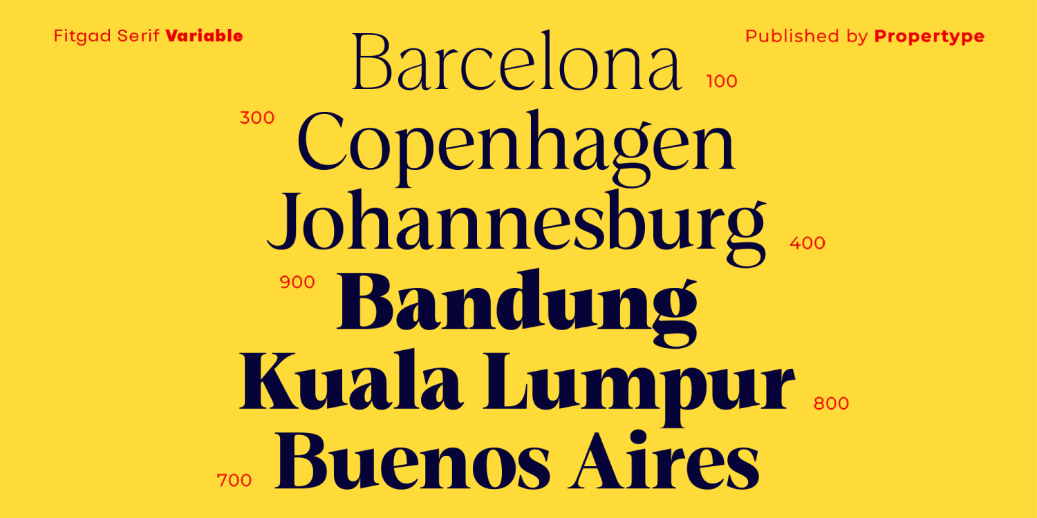 Fitgad Font Poster #9