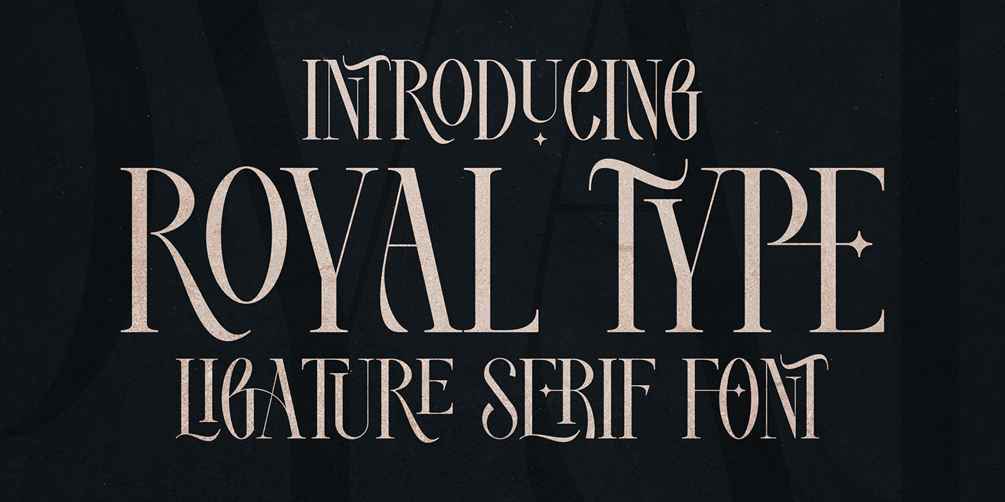 Royal Type Font Poster #1