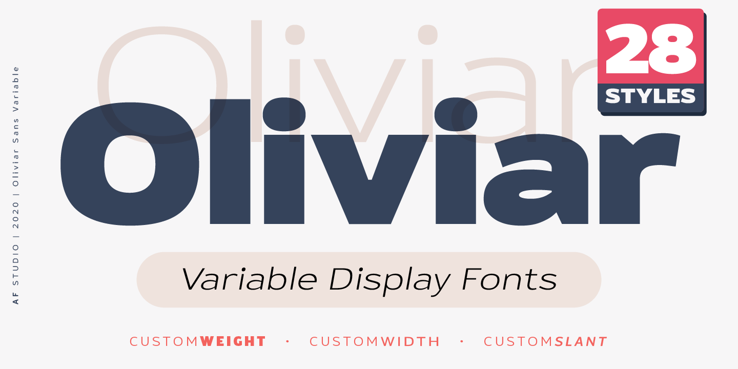 Oliviar Sans Font Family Poster