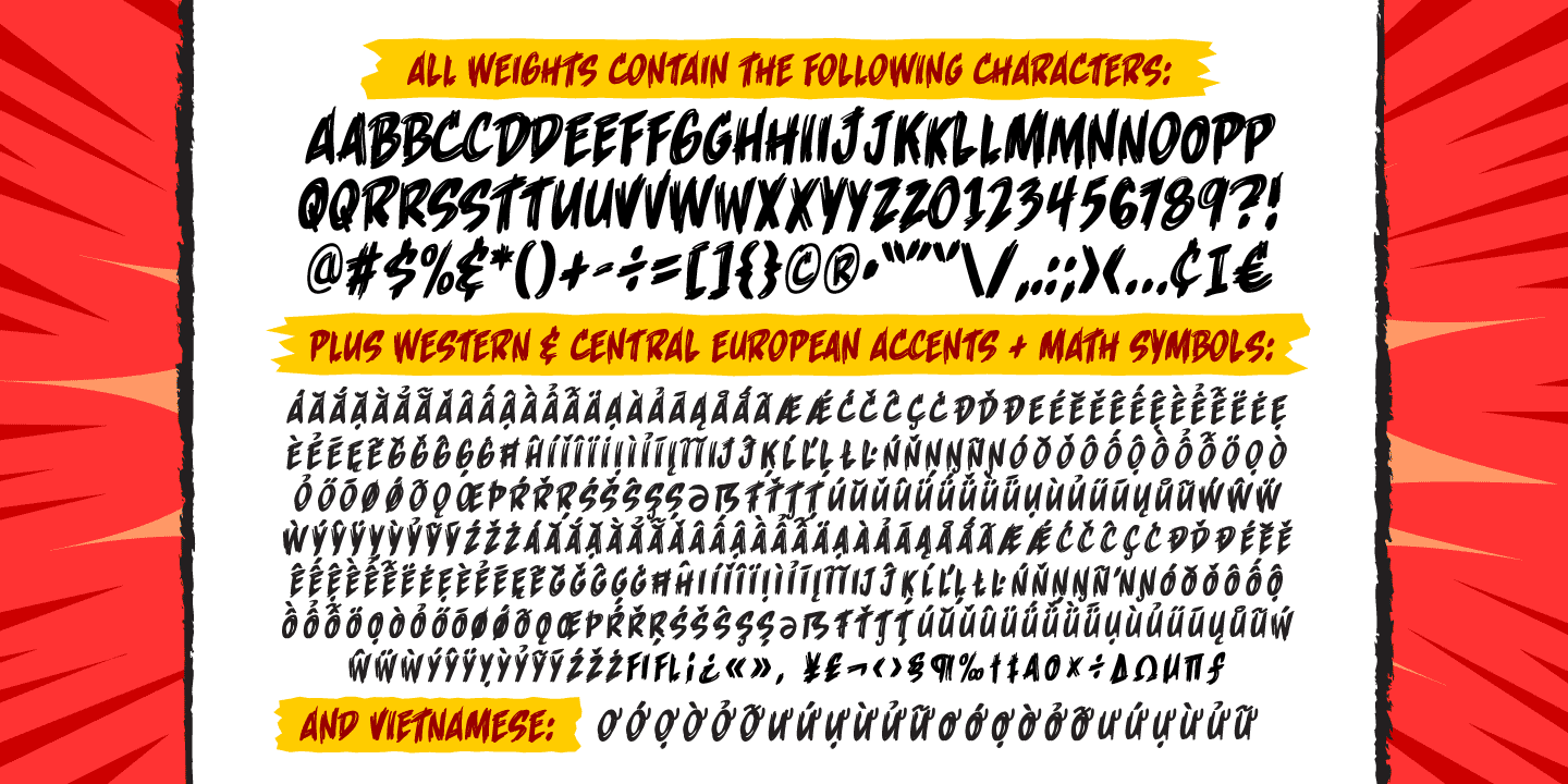 Savage Sword Font Poster #1