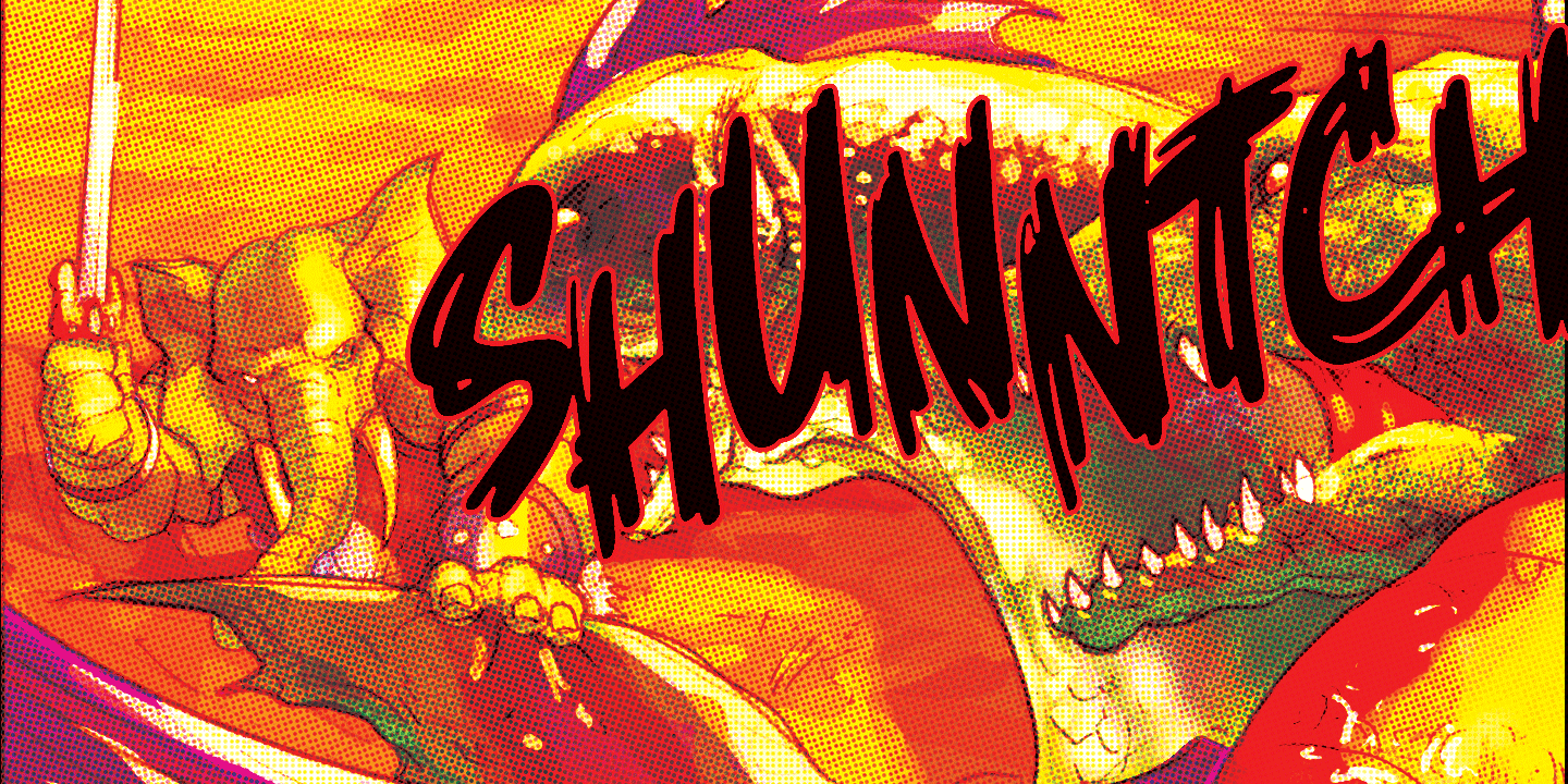 Savage Sword Font Poster #1