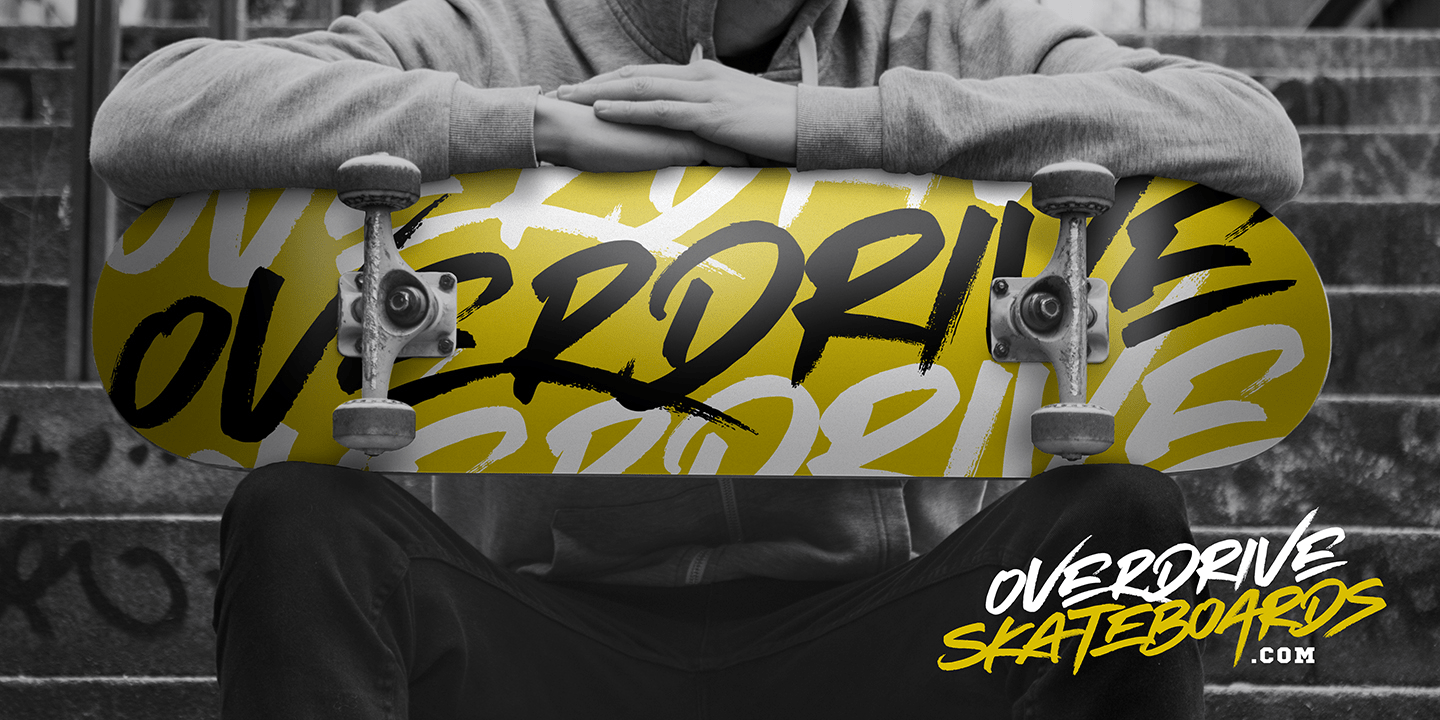 Hyperwave Font Poster #1