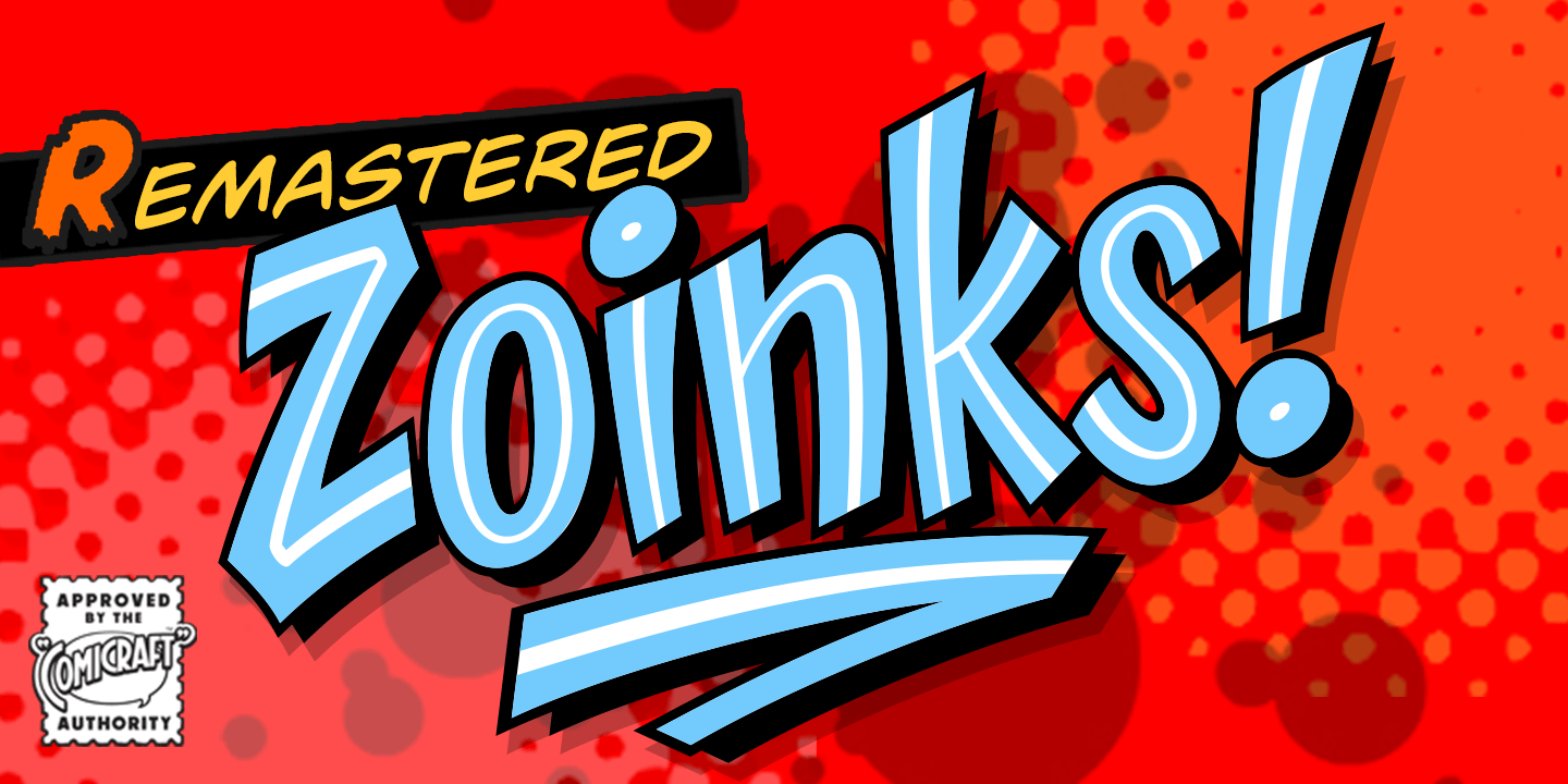 Zoinks Font Poster #1