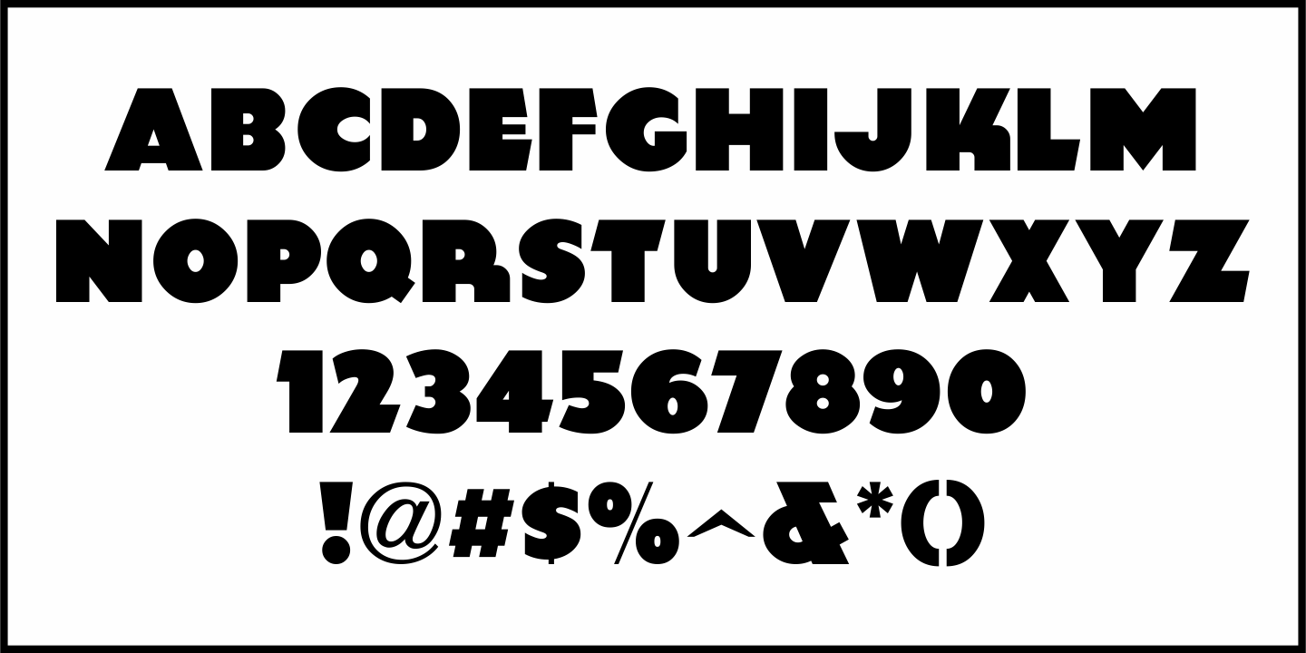 Self Promotion Font Poster #3