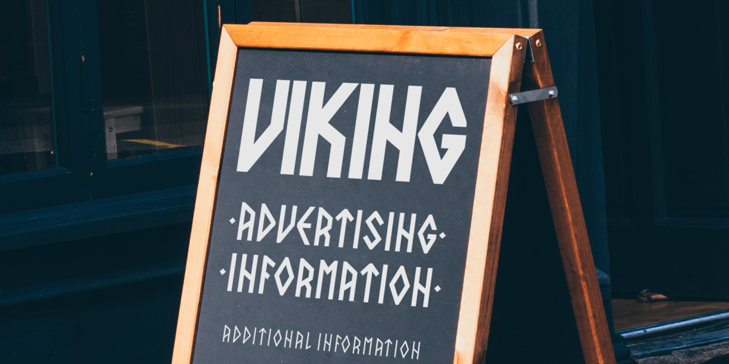 Scandinav Font Poster #4