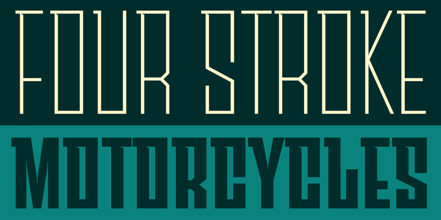 Sturgeon Font Poster #1