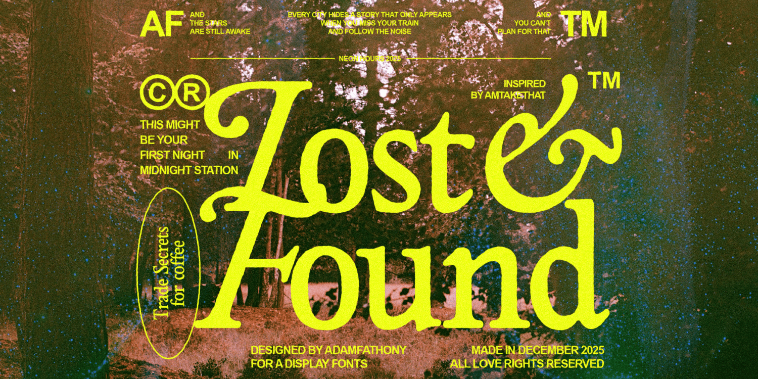 Club de Retro Font Poster #7