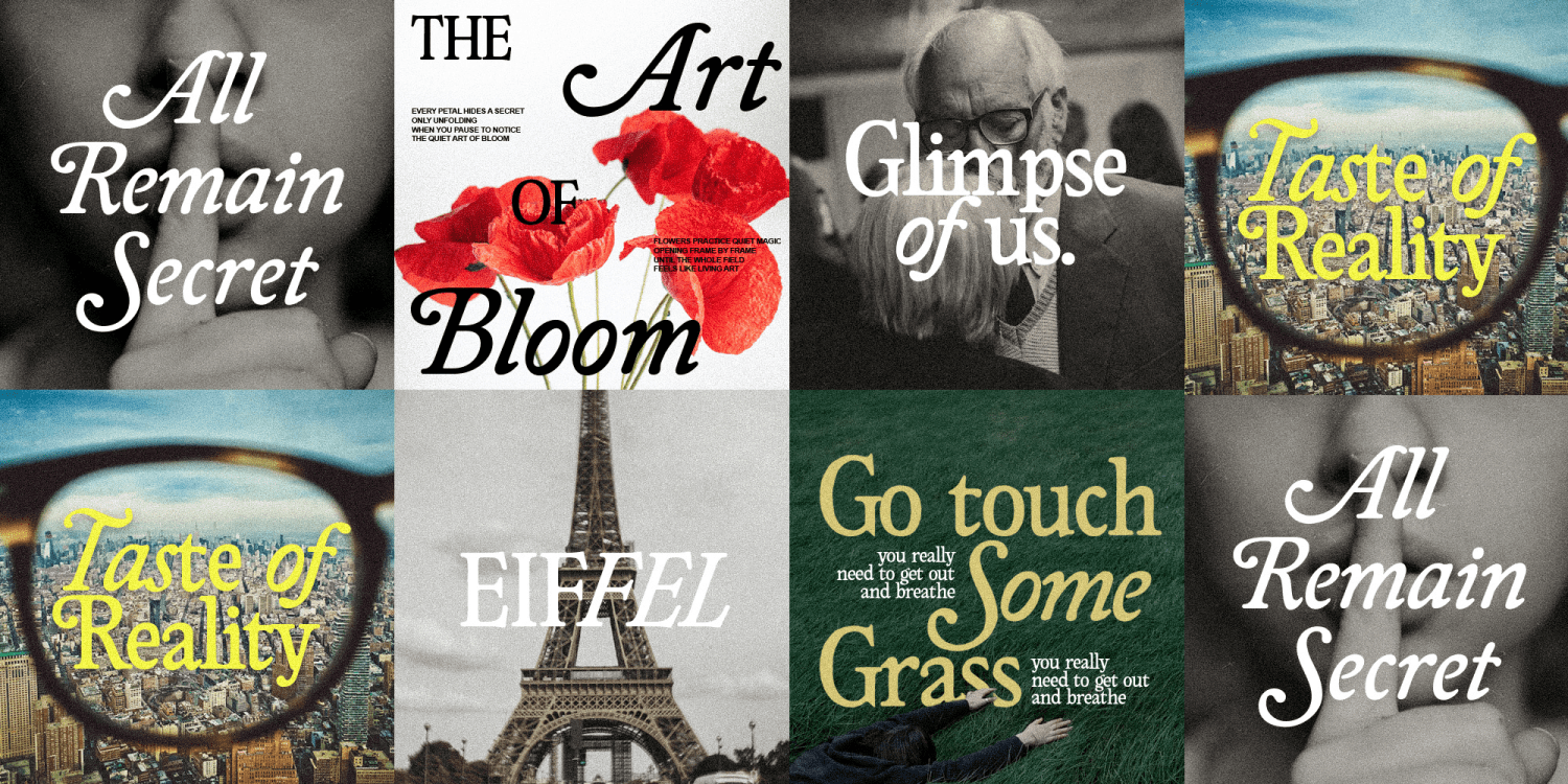 Club de Retro Font Poster #8