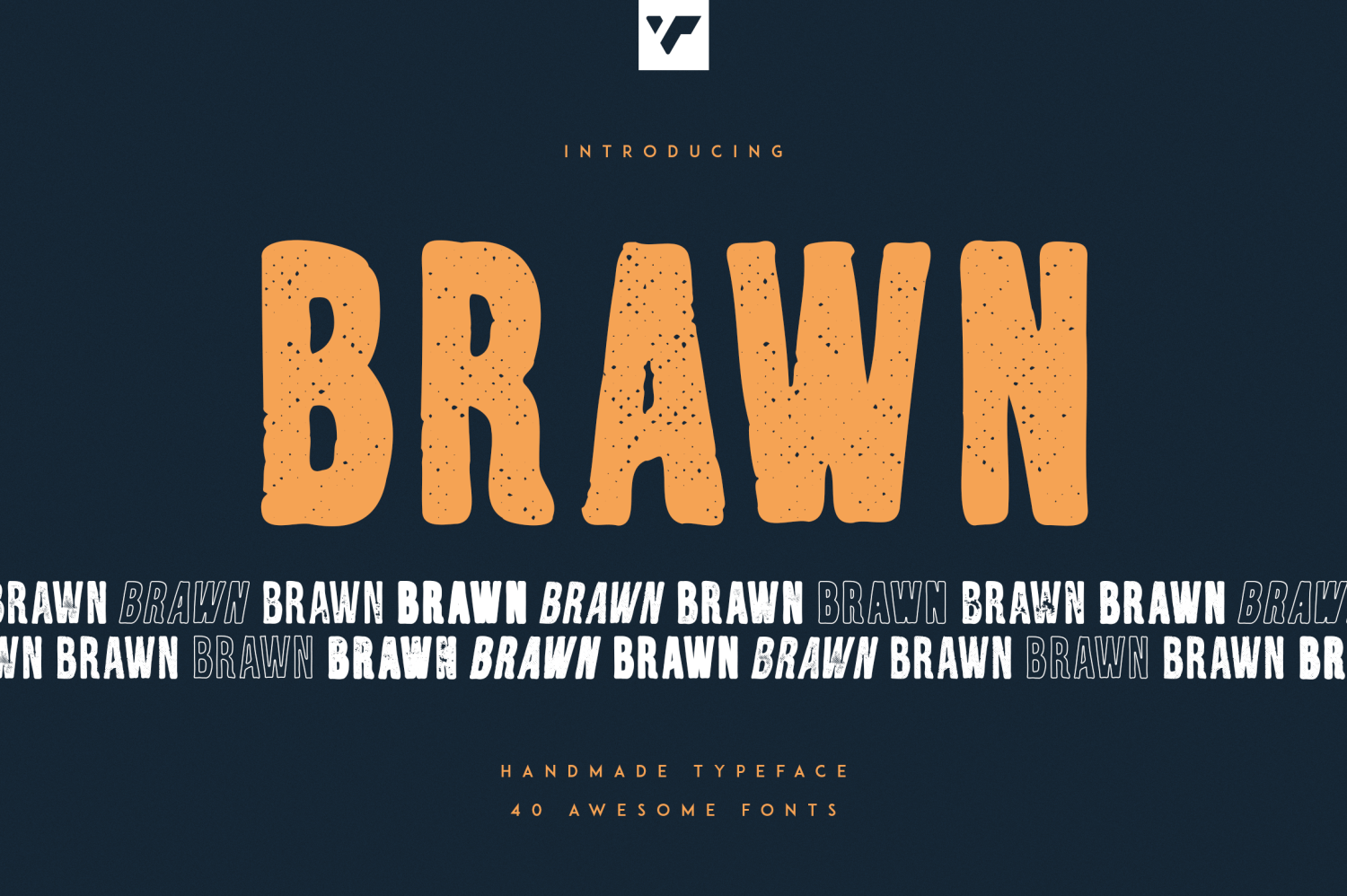 Brawn Font Poster #1