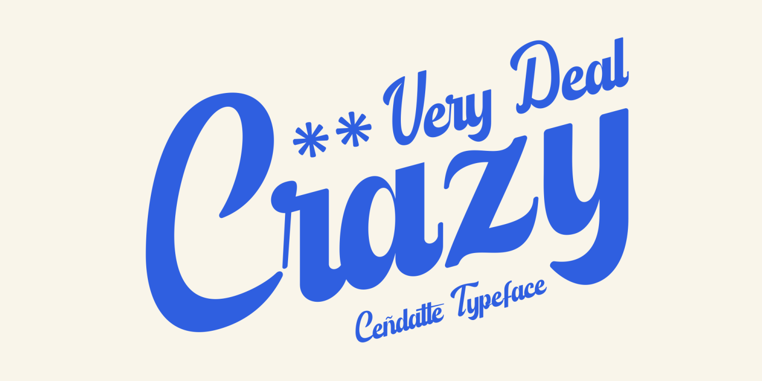 Cendatte Font Poster #1