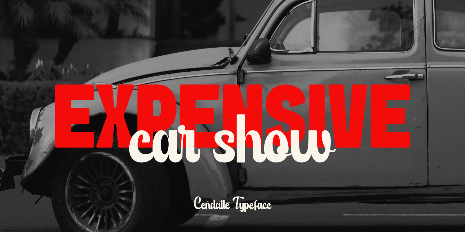 Cendatte Font Poster #1