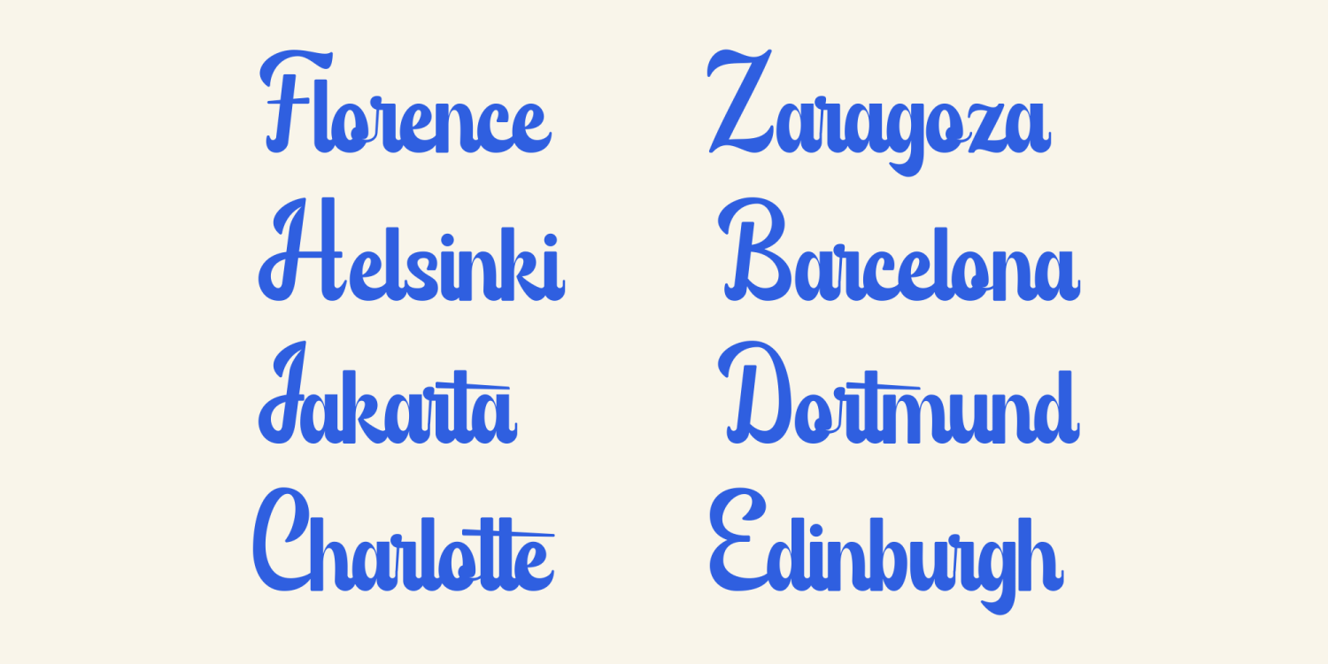 Cendatte Font Poster #1