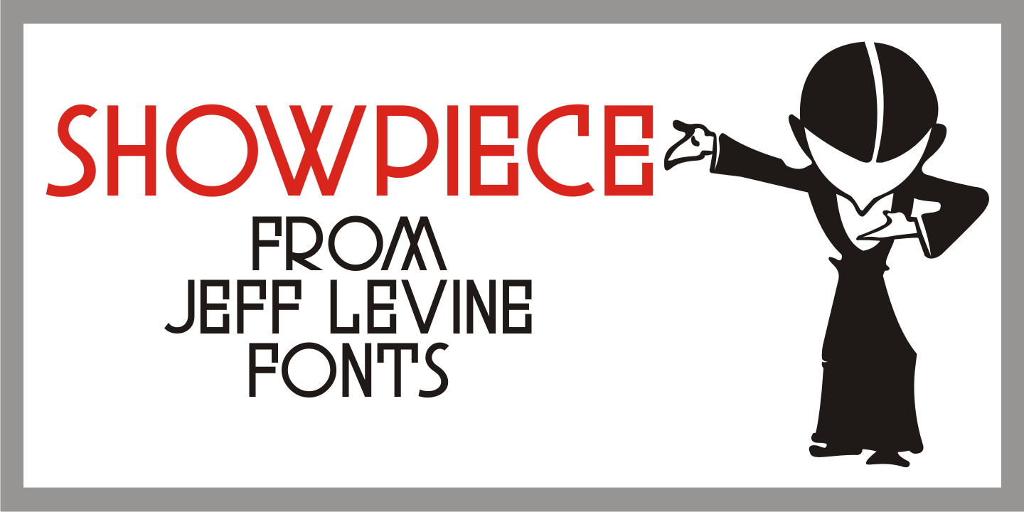 Showpiece Font Poster #1