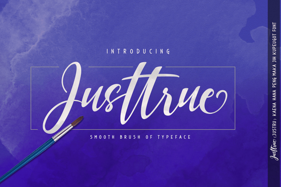 Justtrue Font Family