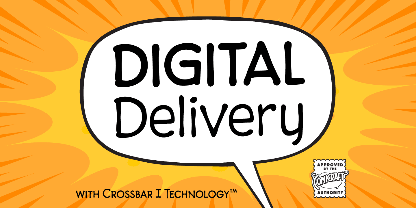 Digital Delivery Font Poster #1