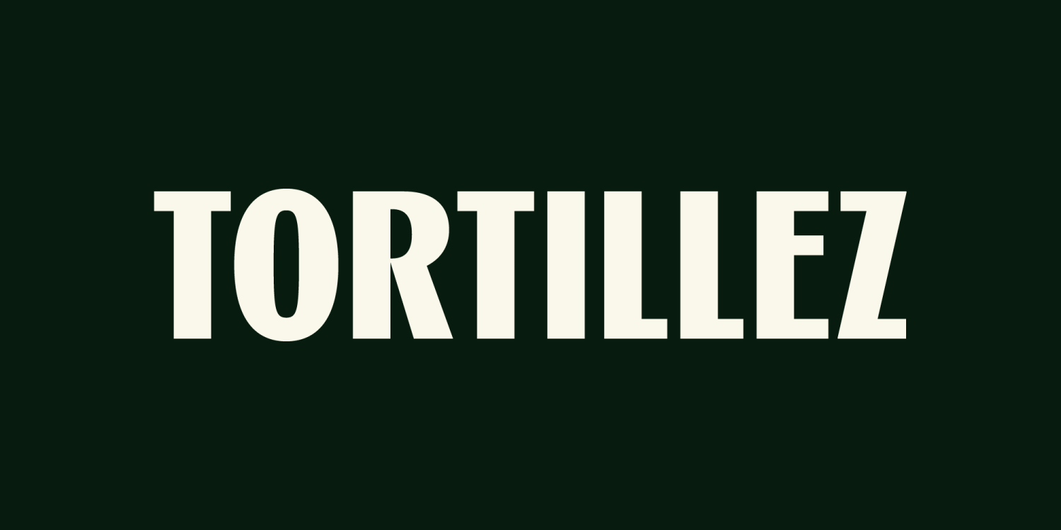 Tortillez Font Poster