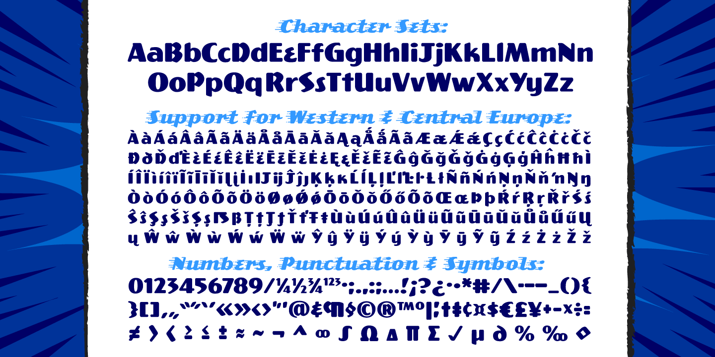 Speeding Bullet Font Poster #1