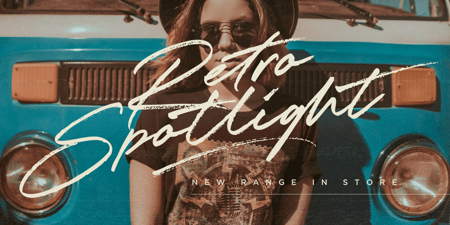 Starlit Drive Font Poster #4