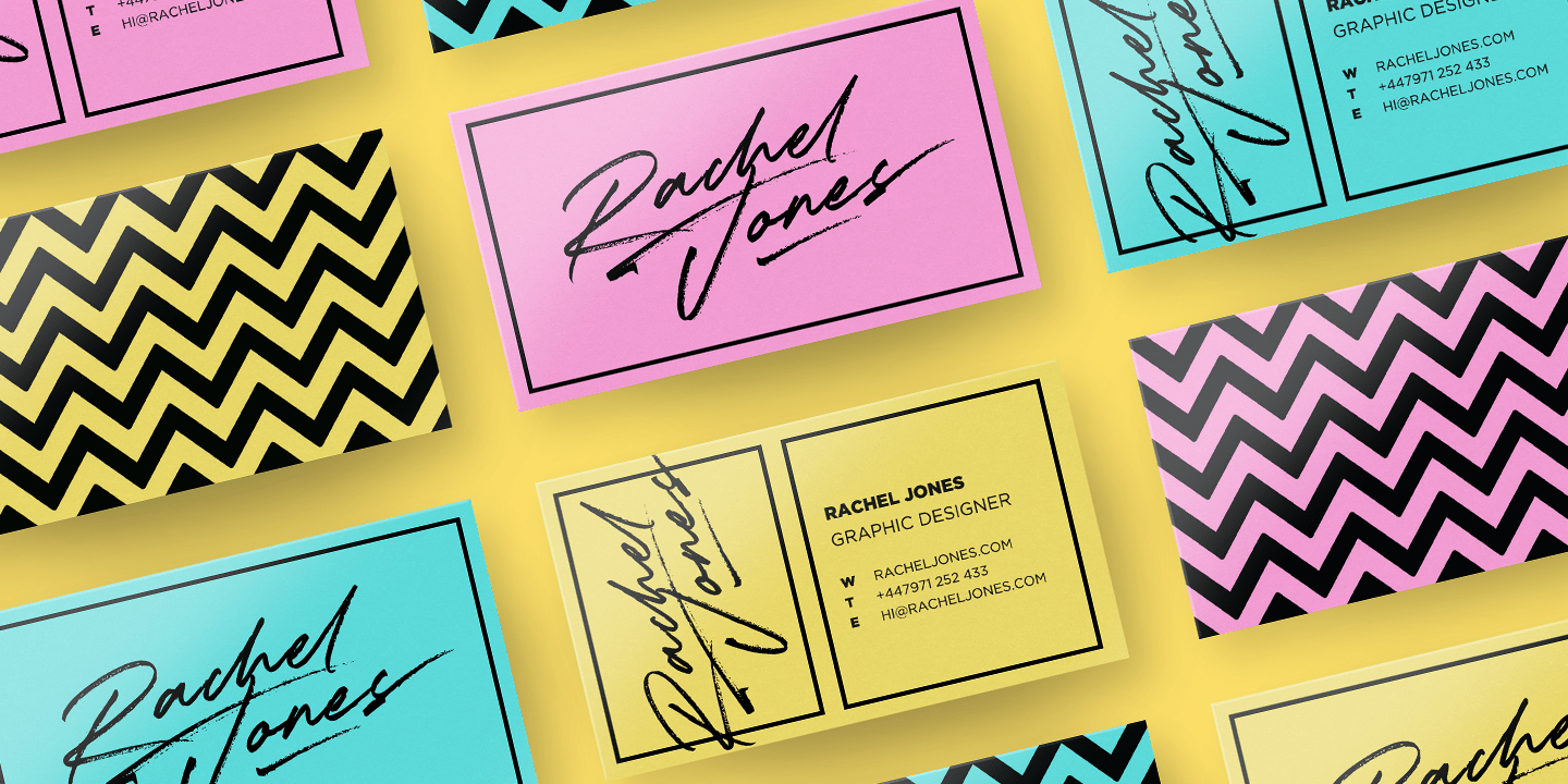 Starlit Drive Font Poster #8