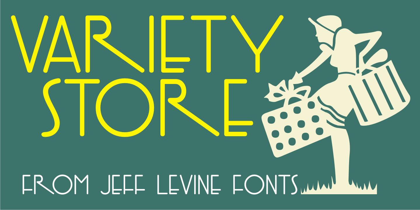 Variety Store Font Family Poster