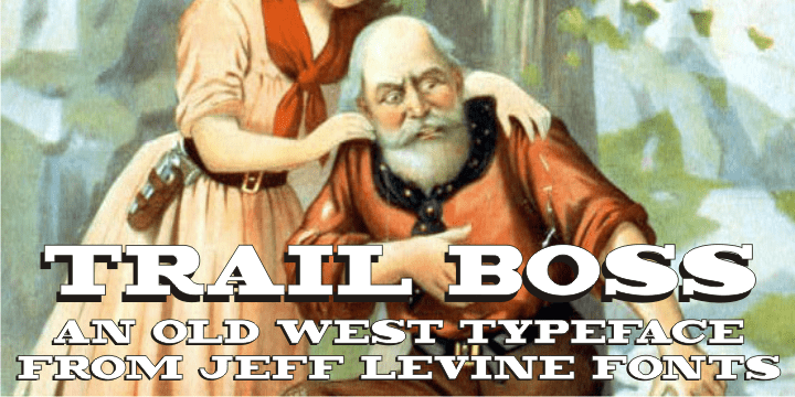 Trail Boss Font Family Poster