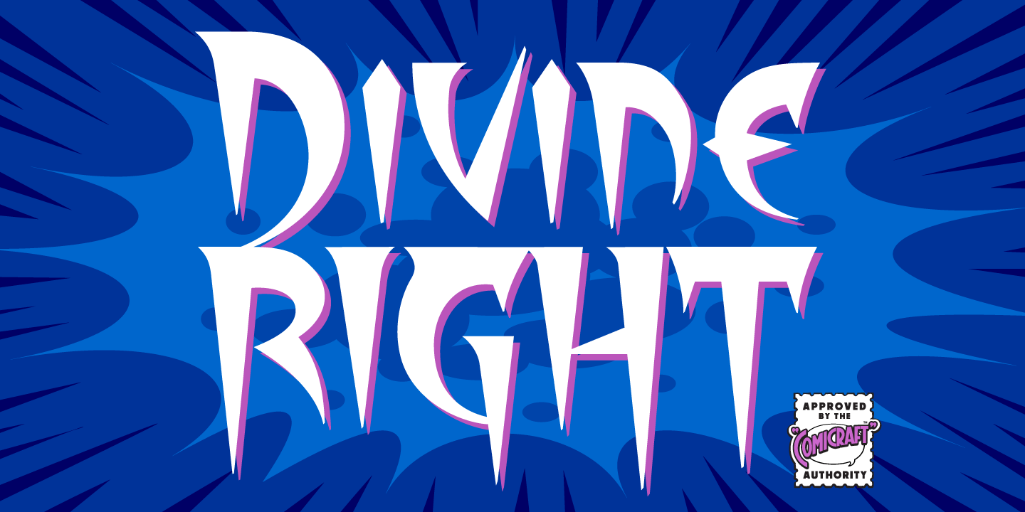 Divine Right Font Poster #1