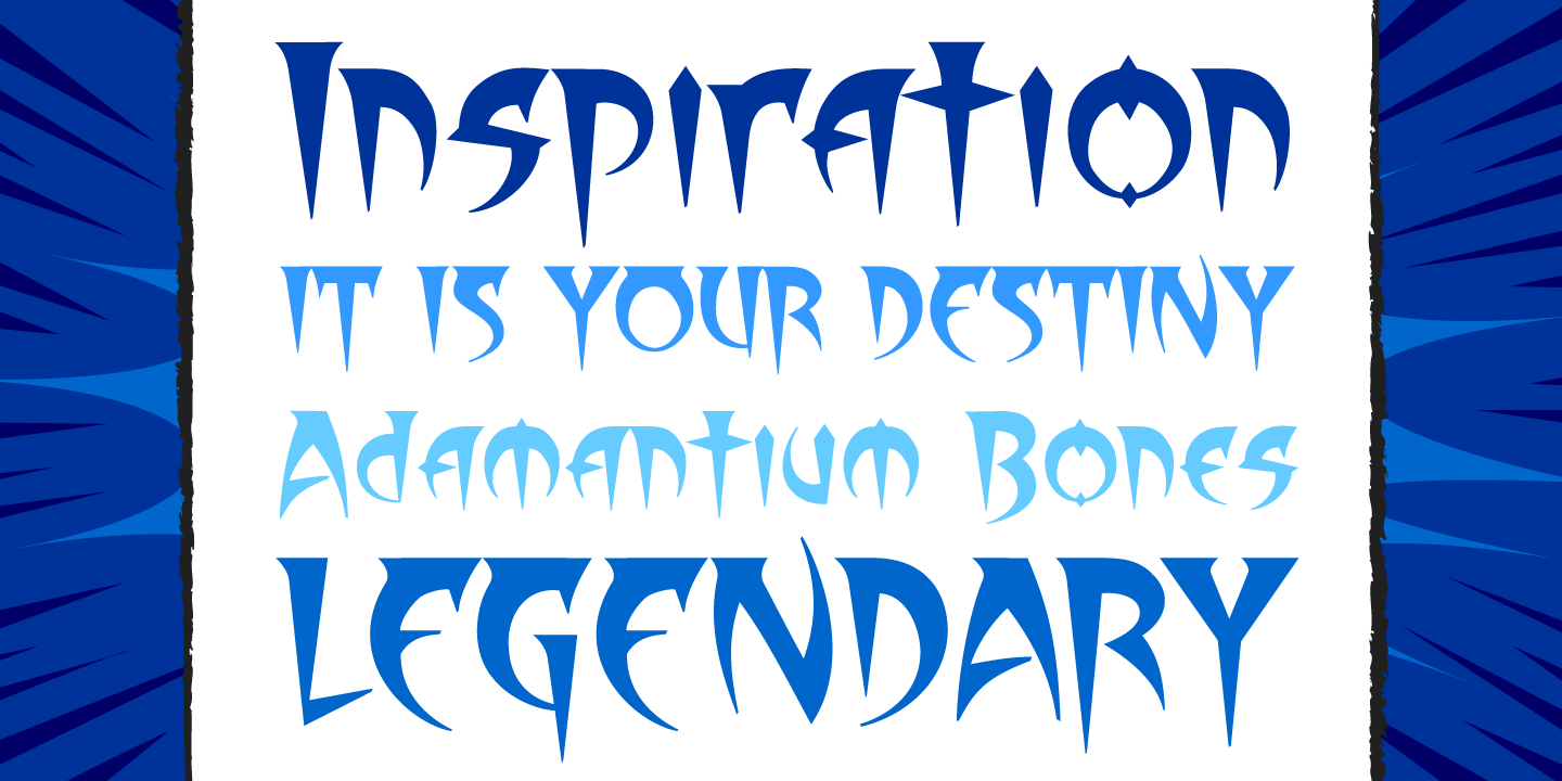 Divine Right Font Poster #1