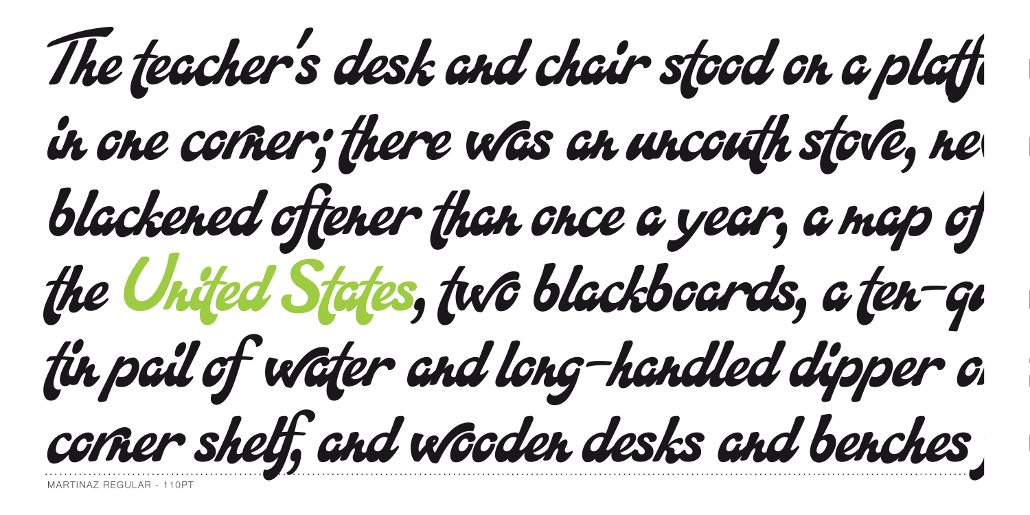 Martinaz Font Poster #1
