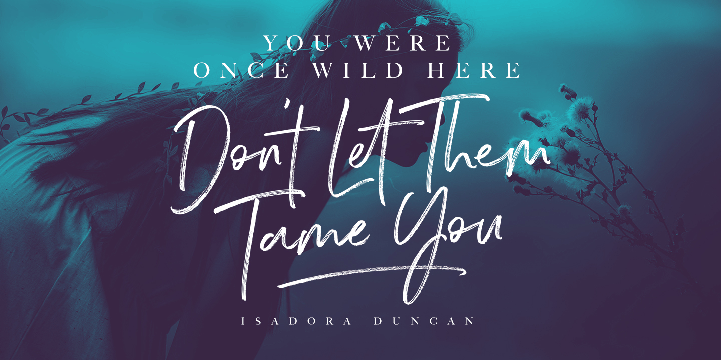 Wild Spirit Font Poster #1