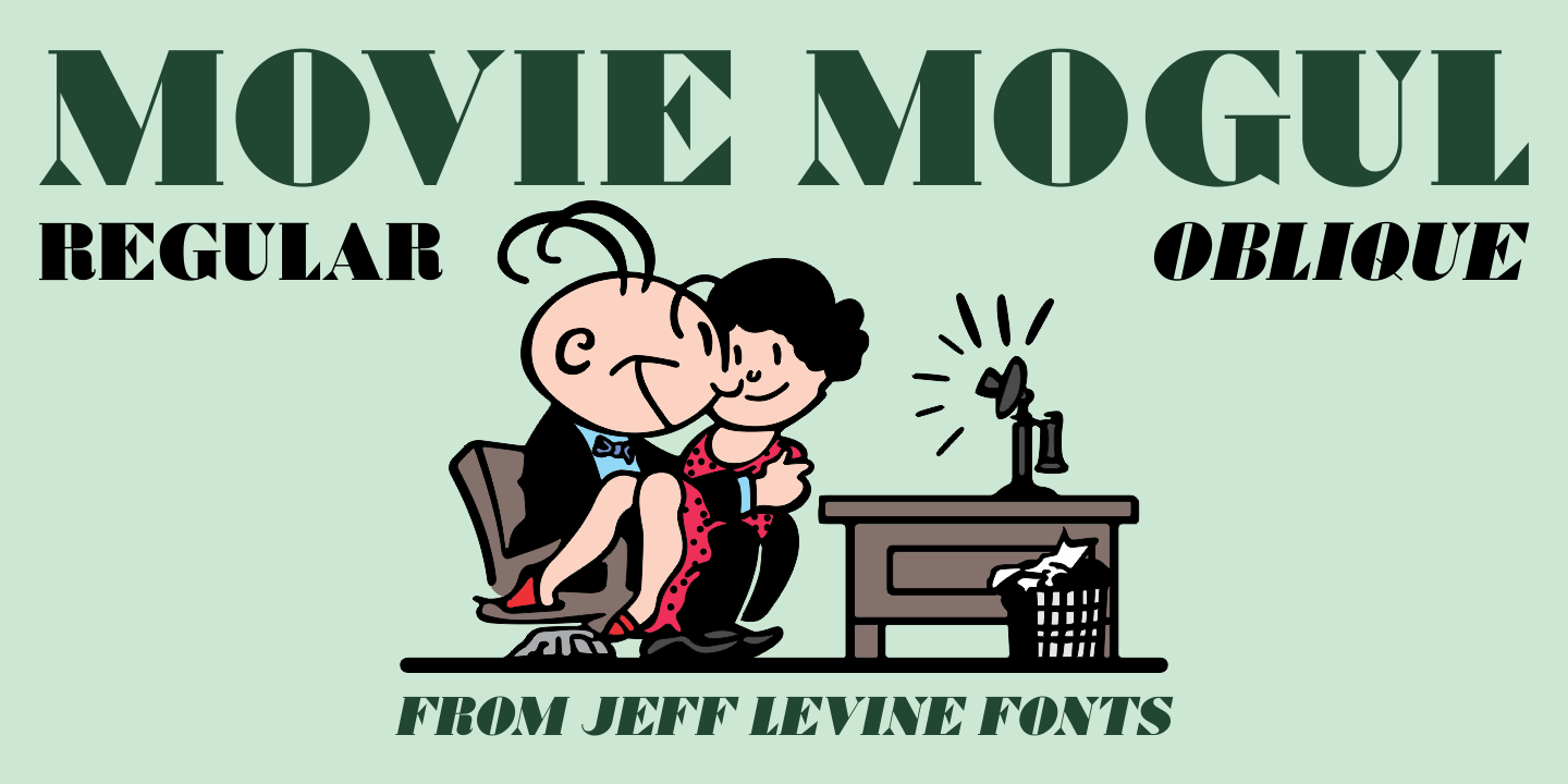 Movie Mogul Font Family Poster