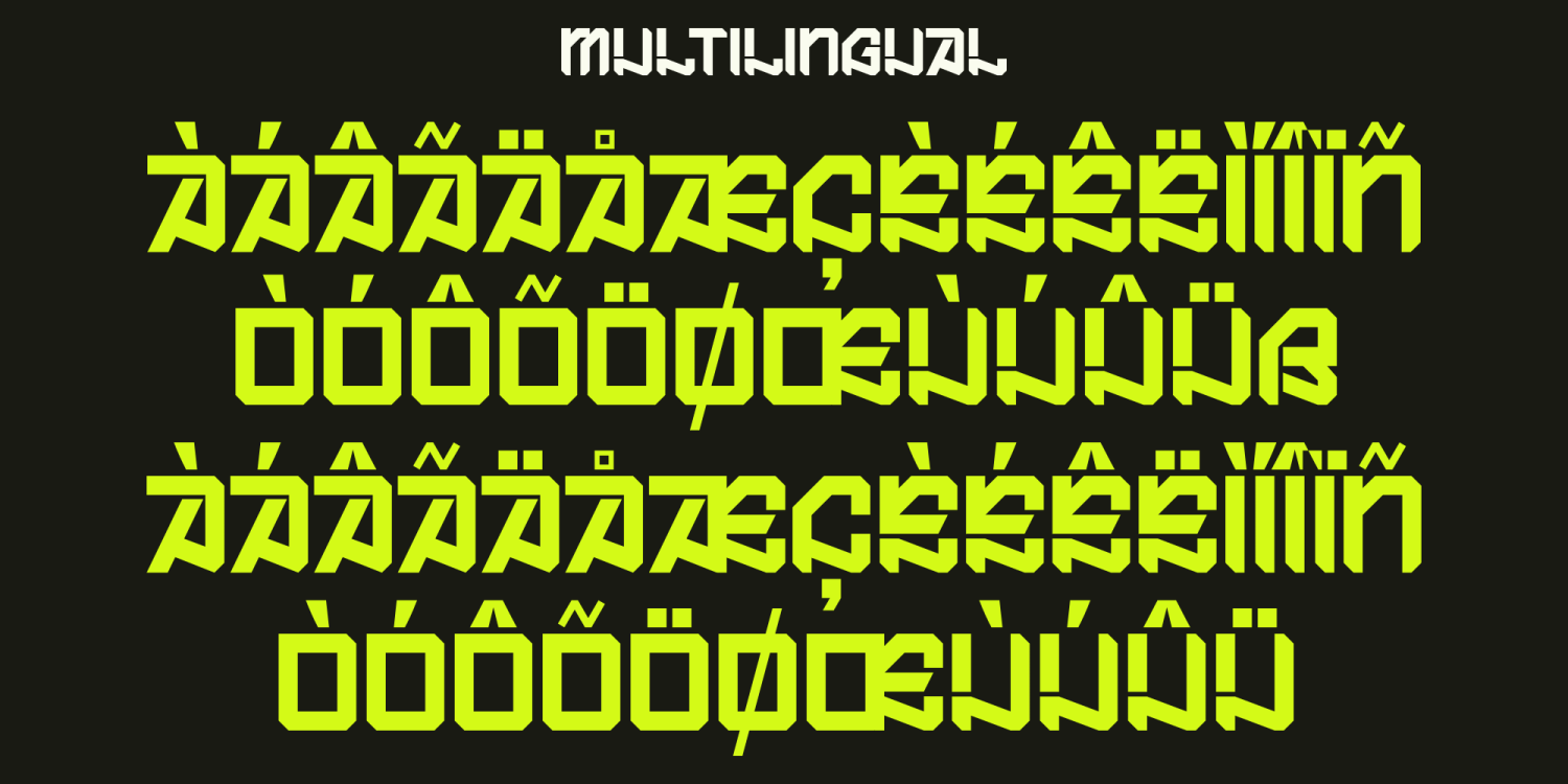 Lozer Font Poster #1