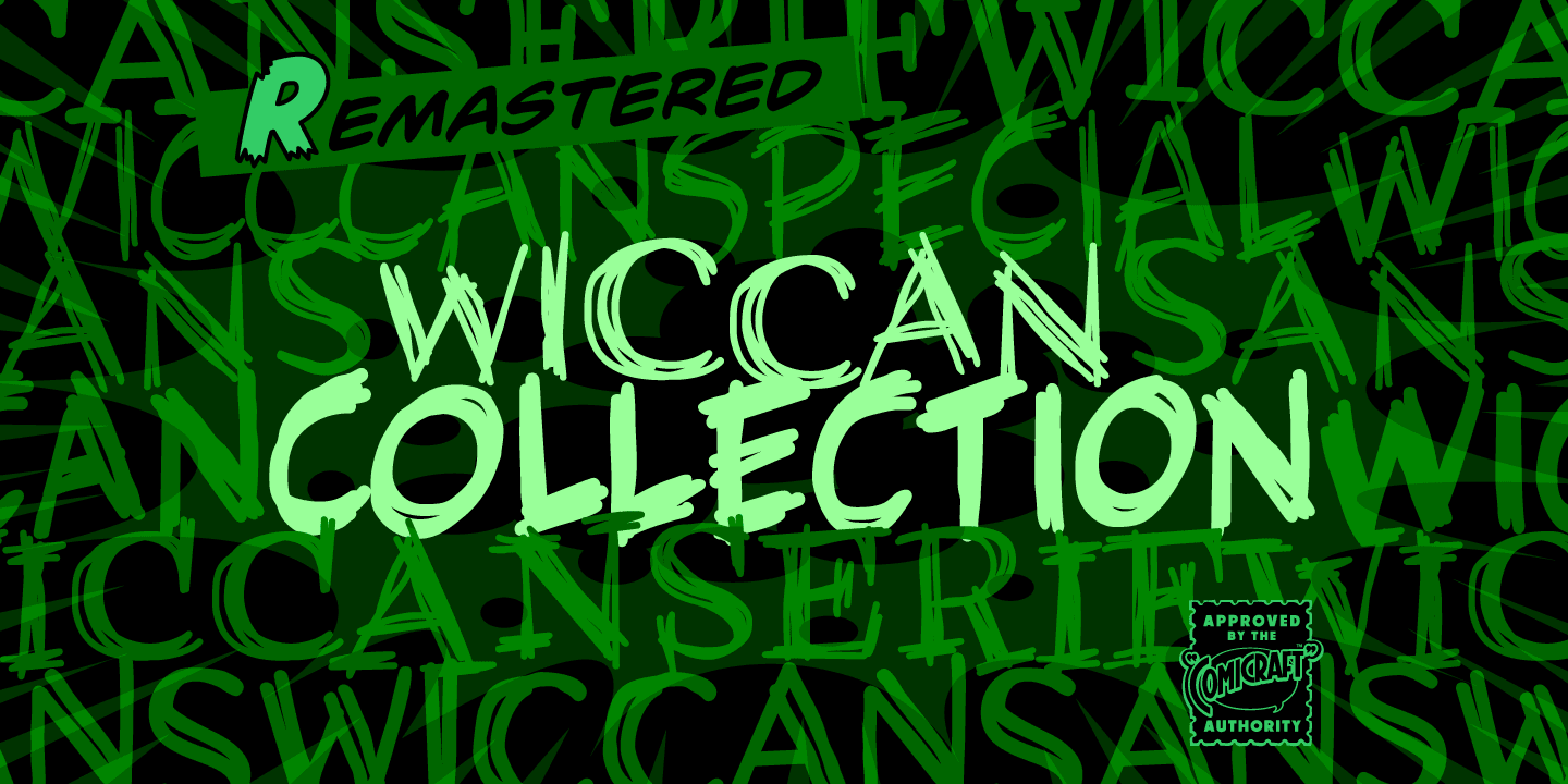 Wiccan Font Poster #1