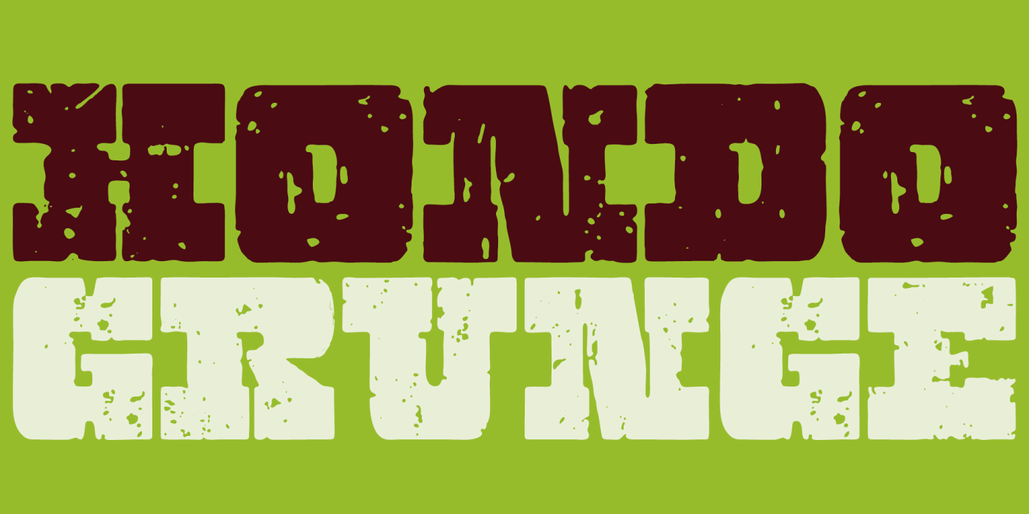 Hondo Grunge Font Poster #1