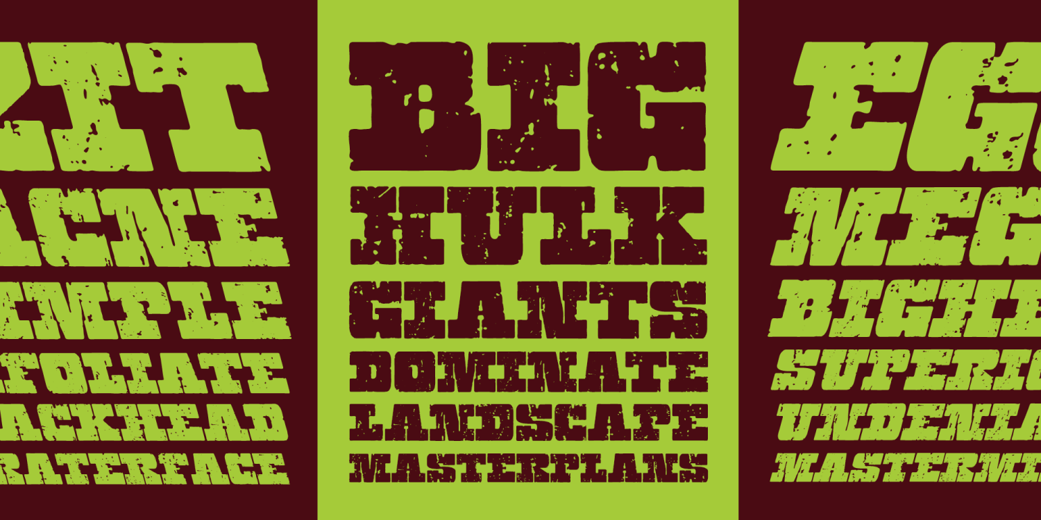 Hondo Grunge Font Poster #1