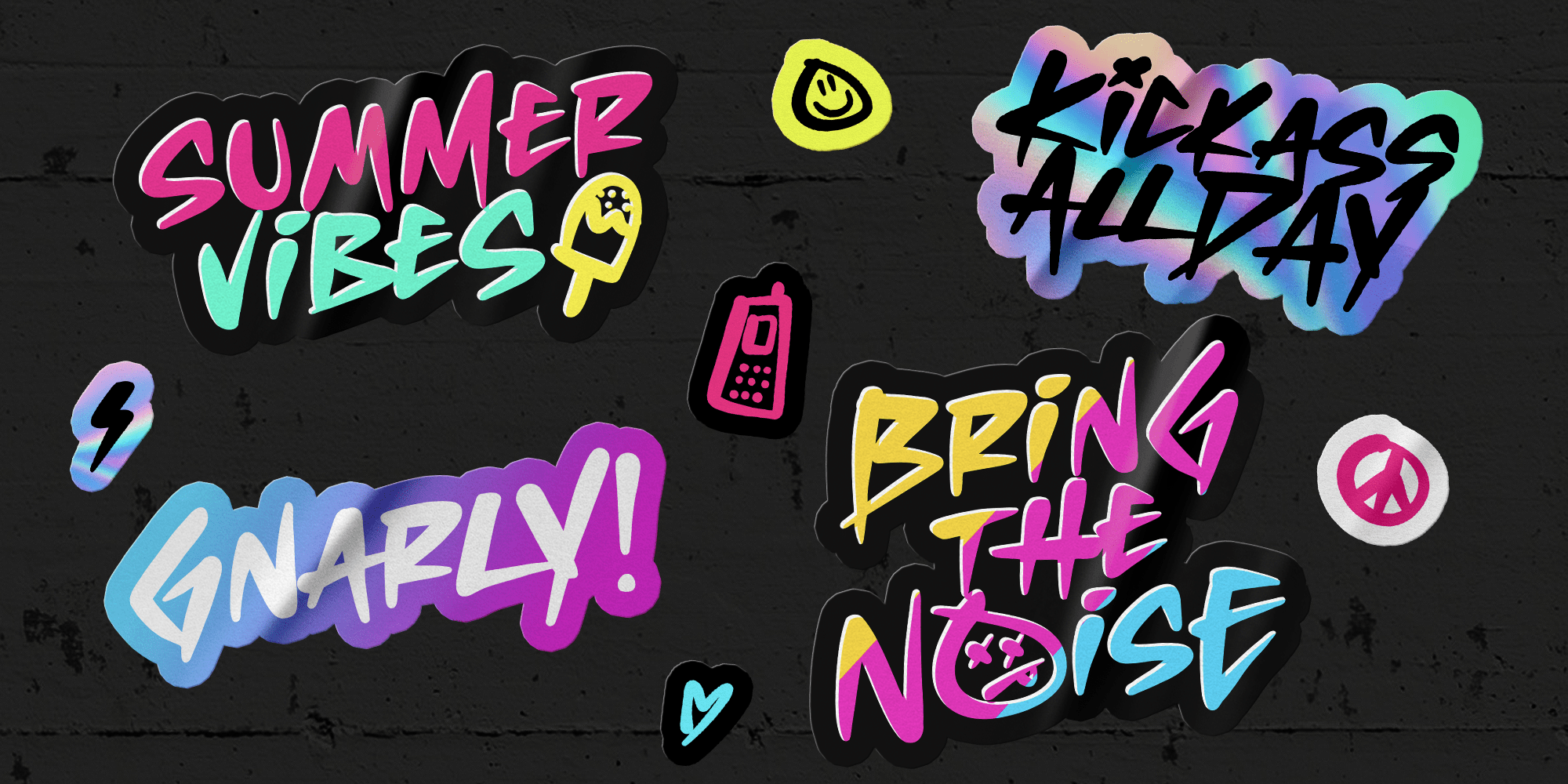 Neo Retro Font Poster #1