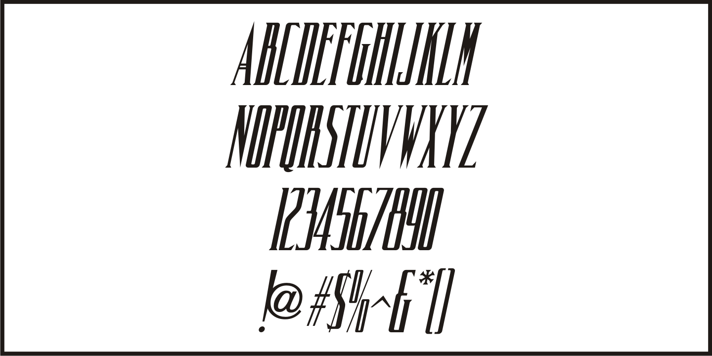 Nouveau Spur Font Poster #1