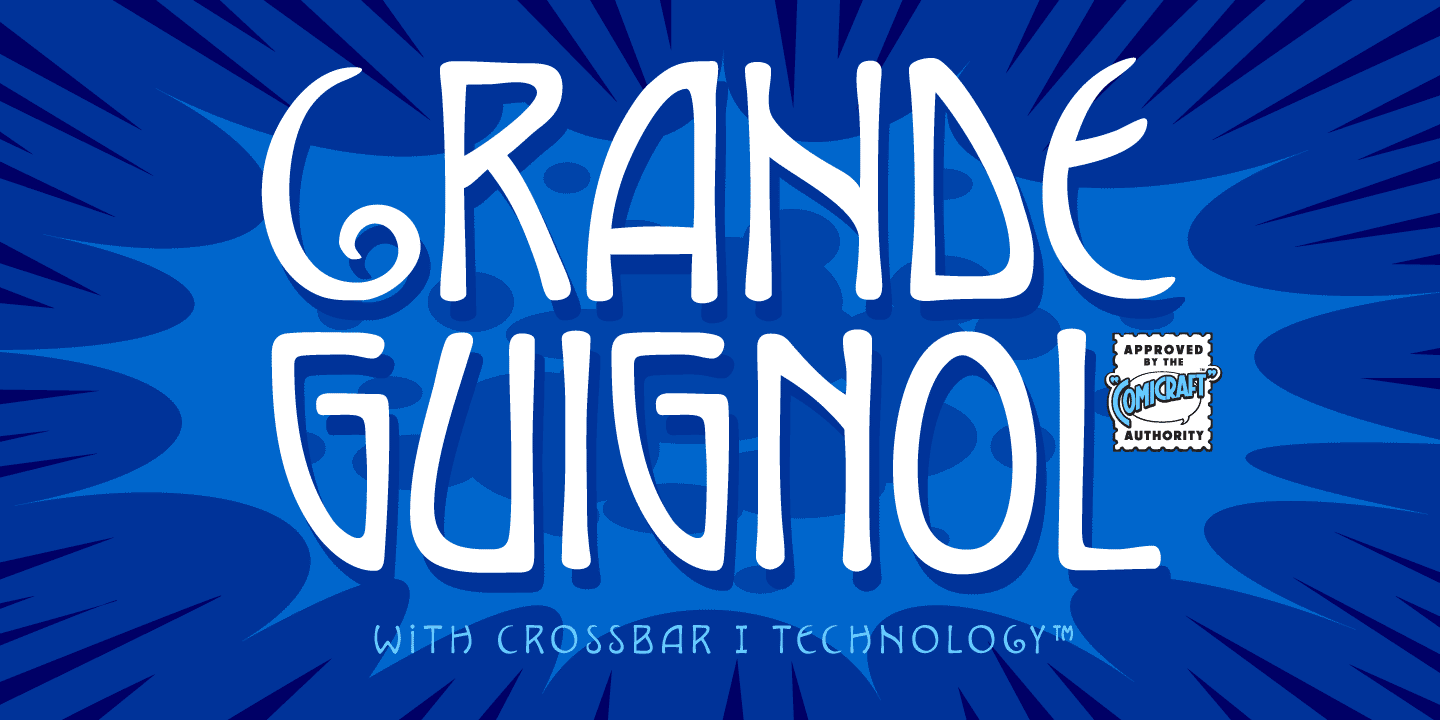 Grande Guignol Font Poster #1