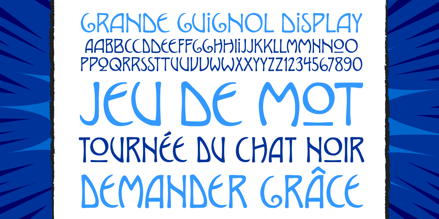 Grande Guignol Font Poster #1