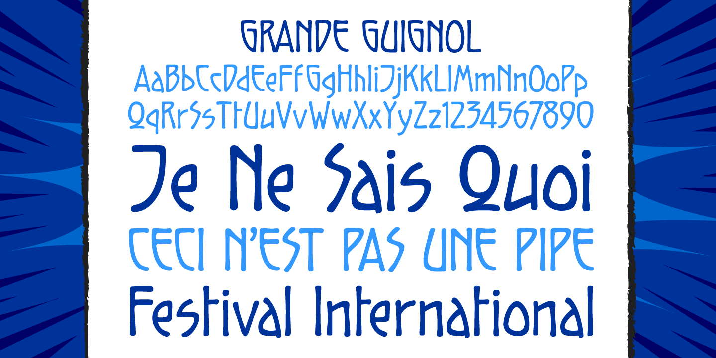 Grande Guignol Font Poster #1
