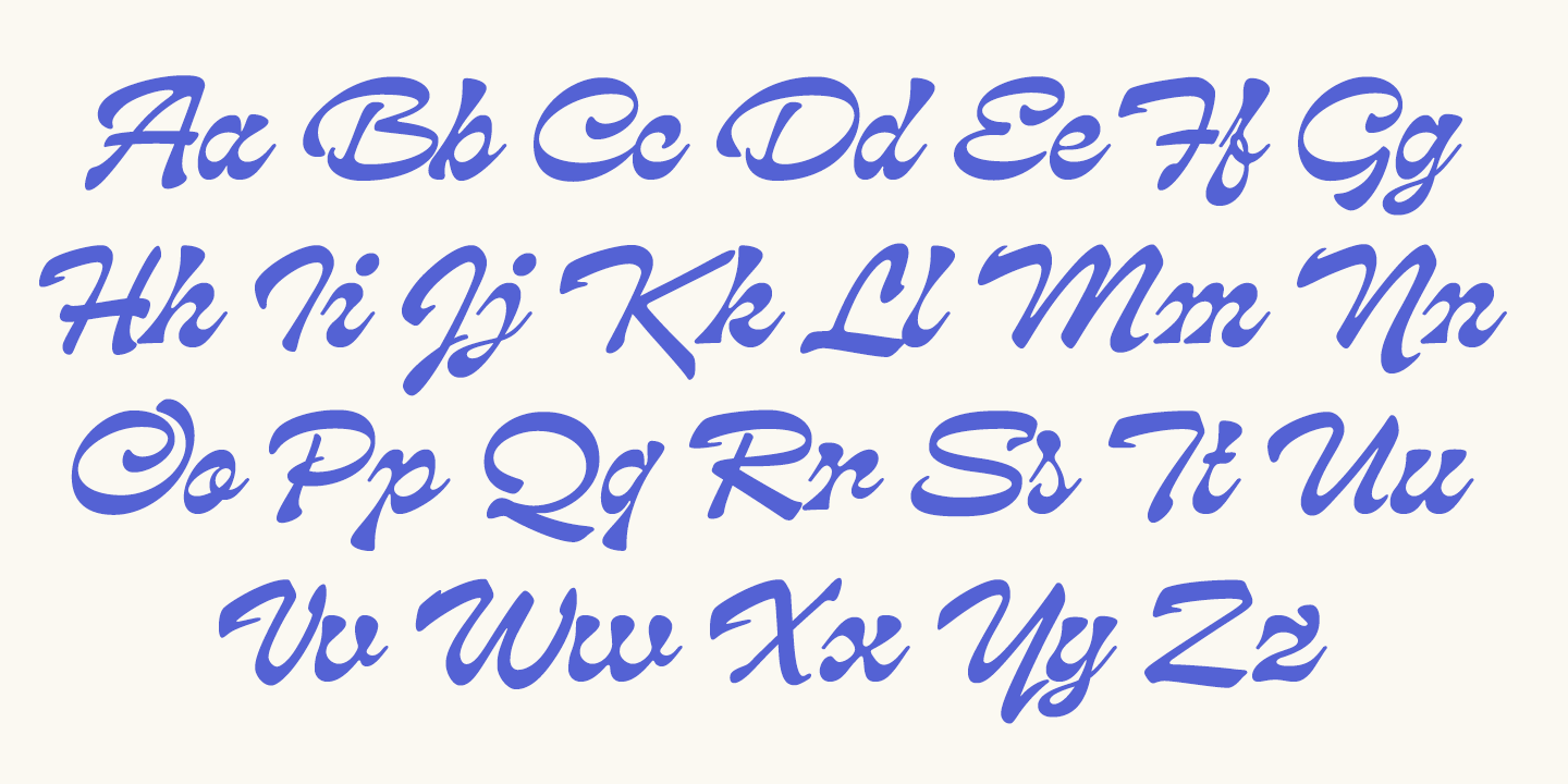 Pacific Coast Font Poster #1