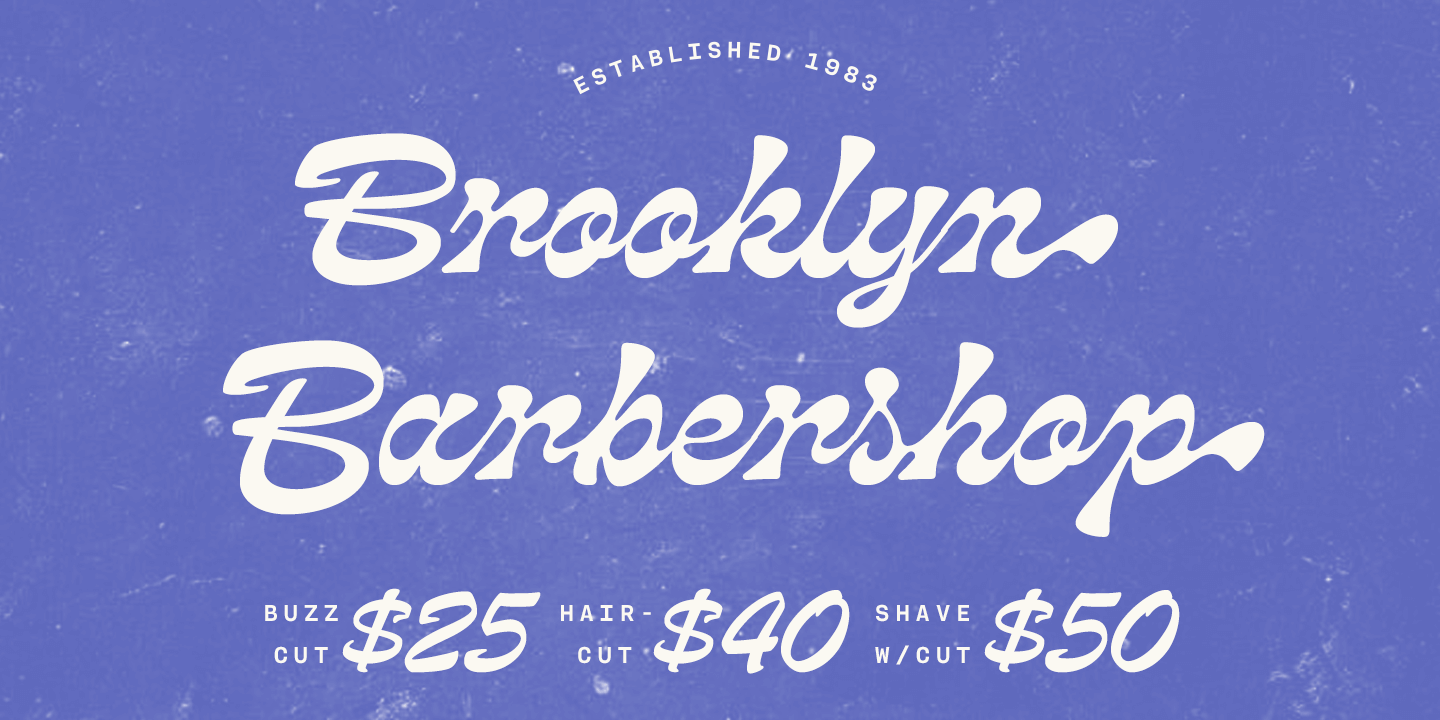 Pacific Coast Font Poster #1