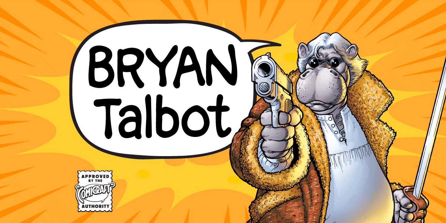 Bryan Talbot Font Poster #1