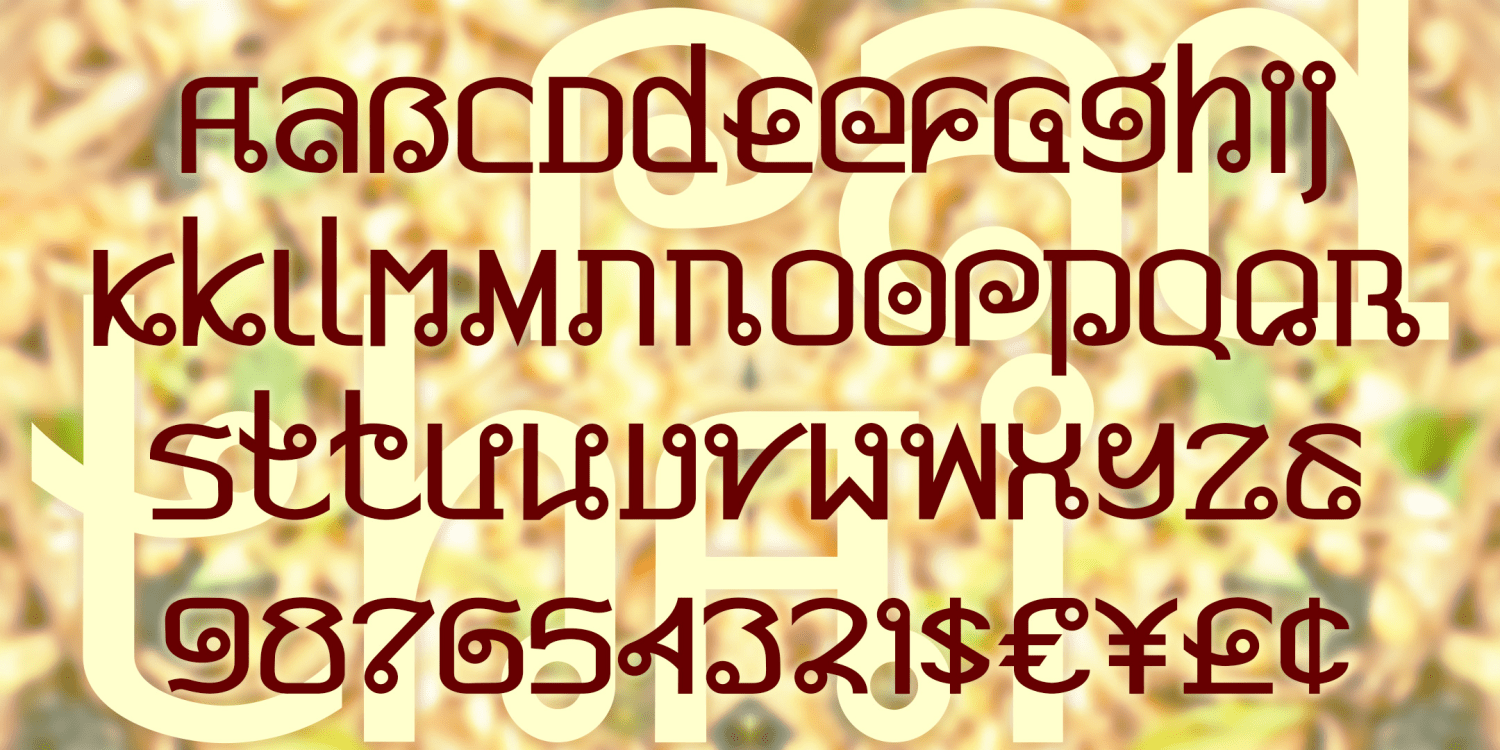 Pad Thai Font Family Poster