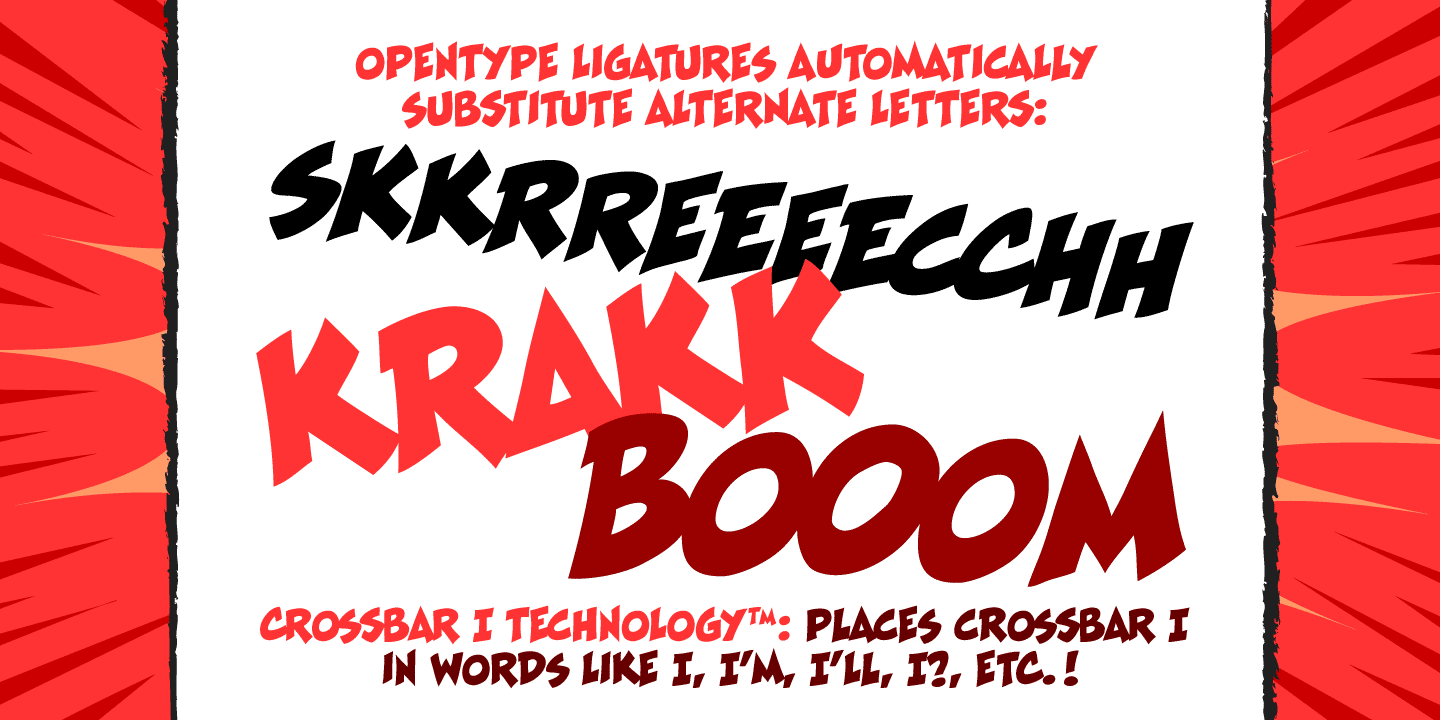 Ratatatat Font Poster #1