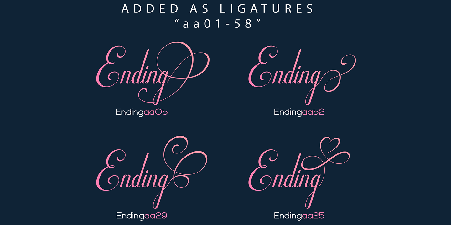 Ornatique Font Poster #1