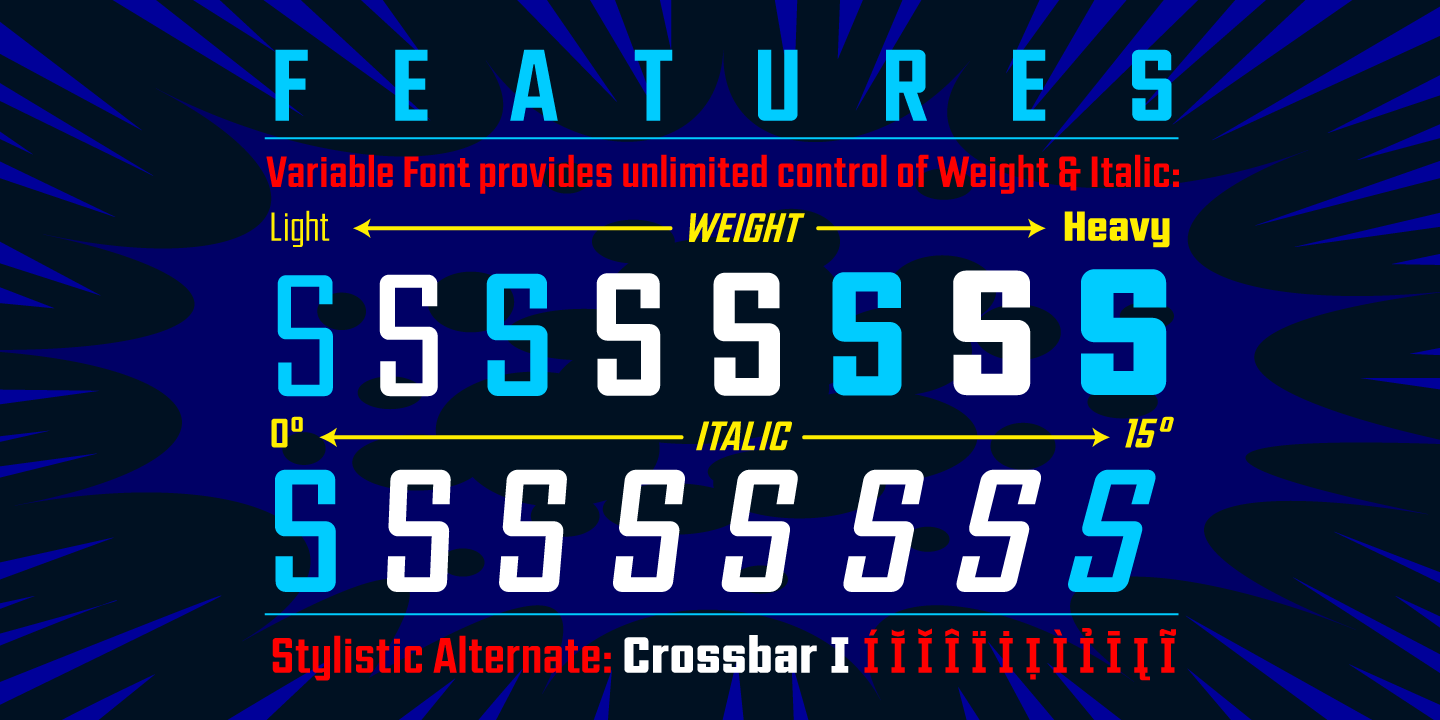 Ultimatum Super Font Poster #1